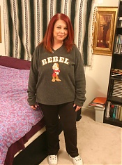 Black BBW hottie sucking on a white cock